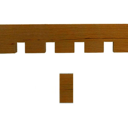 EWCD93 Dentil Moulding 1-5/8" High x 5/8" Trim. Unfinished.