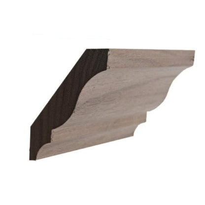 EWCR12 Crown 3/4" x 3-5/8" Unfinished 2-7/8" High x 2" Deep.