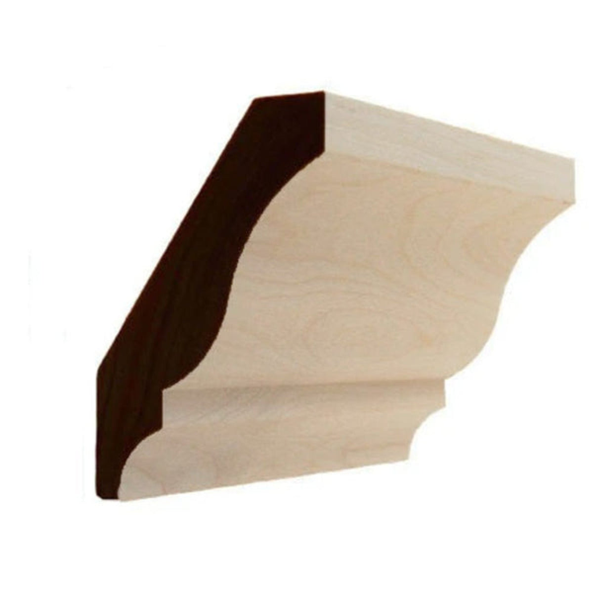 EWCR12 Crown 3/4" x 3-5/8" Unfinished 2-7/8" High x 2" Deep.
