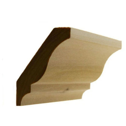 EWCR12 Crown 3/4" x 3-5/8" Unfinished 2-7/8" High x 2" Deep.