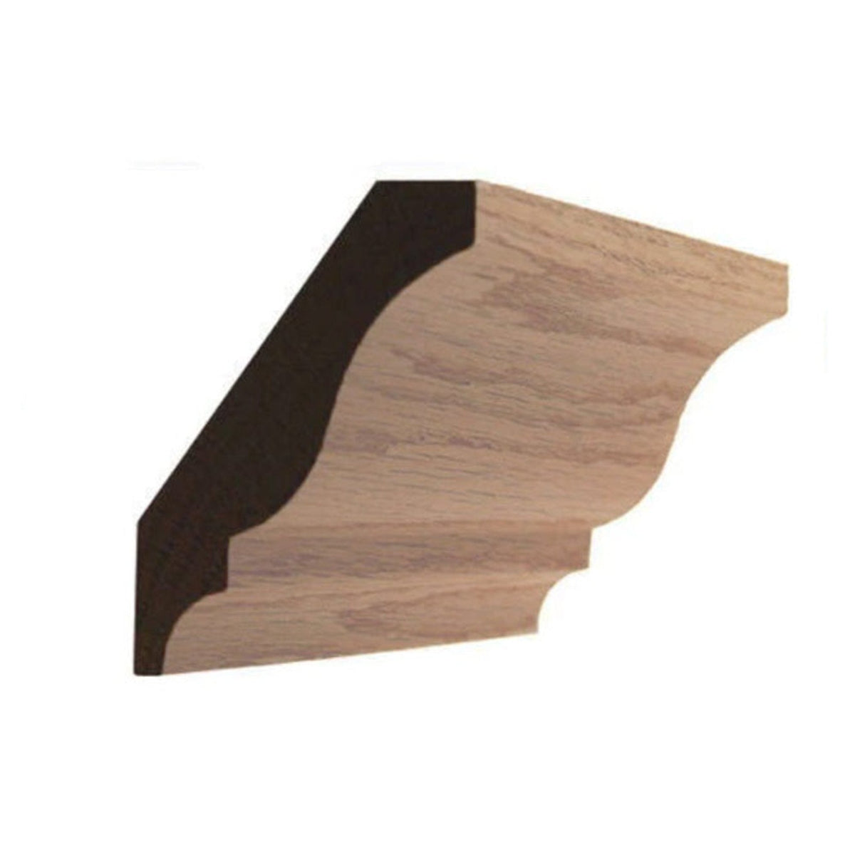 EWCR12 Crown 3/4" x 3-5/8" Unfinished 2-7/8" High x 2" Deep.