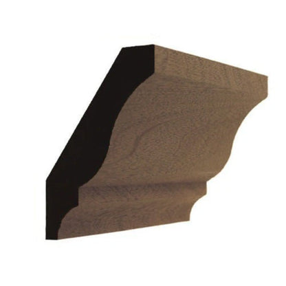 EWCR12 Crown 3/4" x 3-5/8" Unfinished 2-7/8" High x 2" Deep.