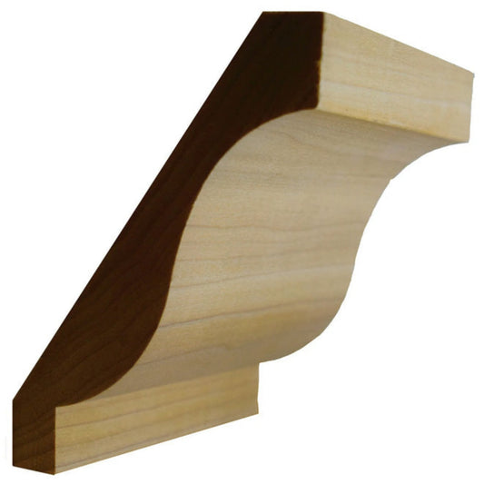 EWCR16 Crown 1-1/16" x 6-3/16" Unfinished 5" High x 3-5/8" Deep.
