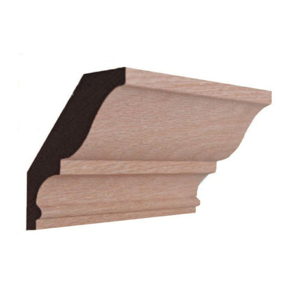 EWCR17 Crown 3/4" x 3-3/16" Unfinished 2-1/2" High x 2" Deep.