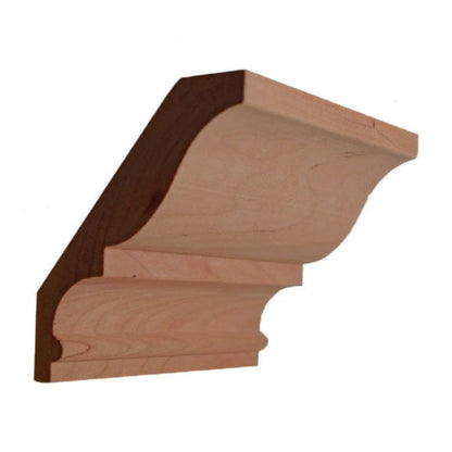 EWCR18 Crown 7/8" x 4-1/2" Unfinished 3-1/2" High x 2-3/4" Deep.