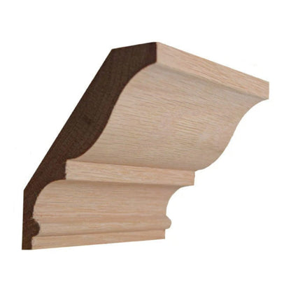 EWCR18 Crown 7/8" x 4-1/2" Unfinished 3-1/2" High x 2-3/4" Deep.