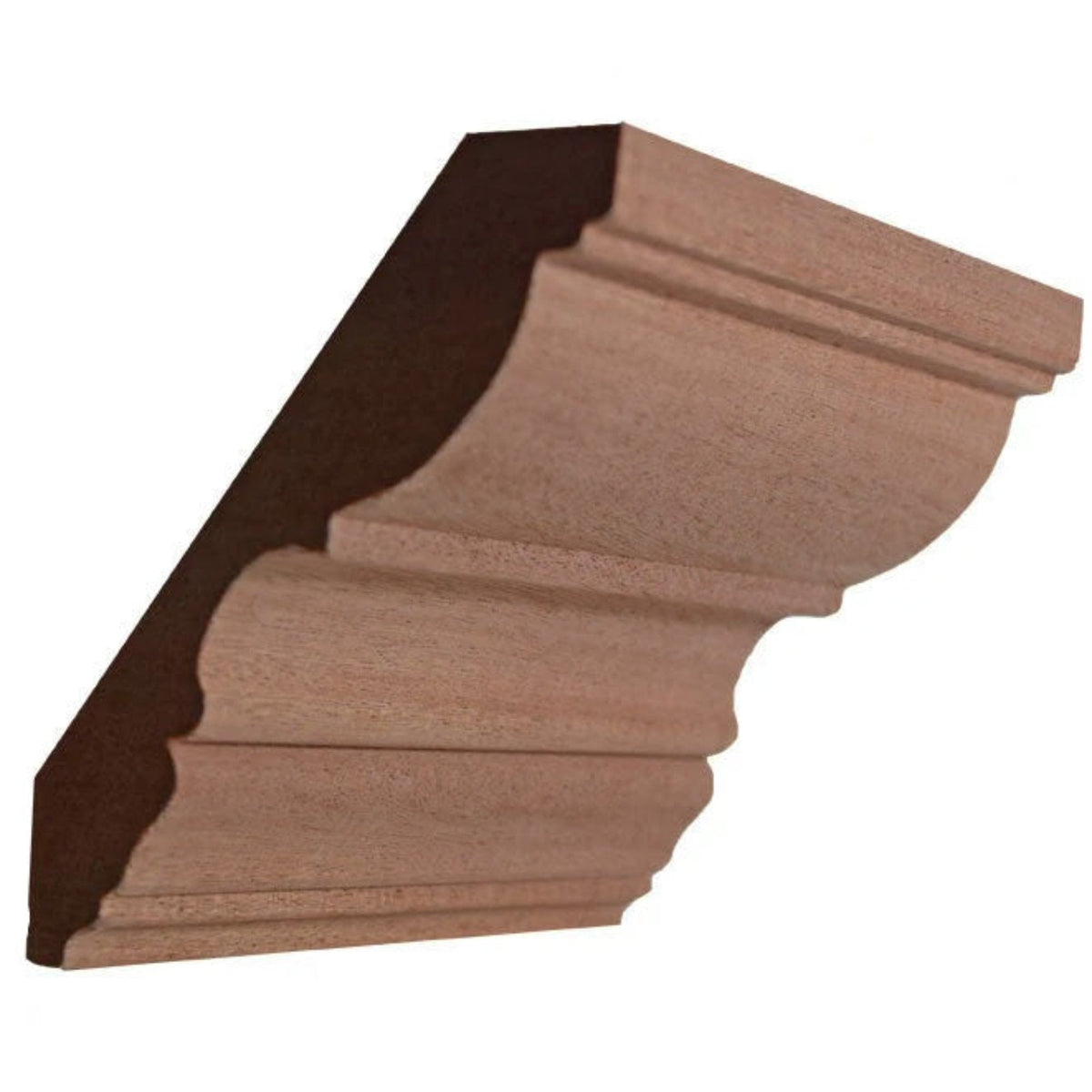 EWCR30 Crown 7/8" x 4-1/2" Unfinished 3-1/2" High x 2-7/8" Deep.