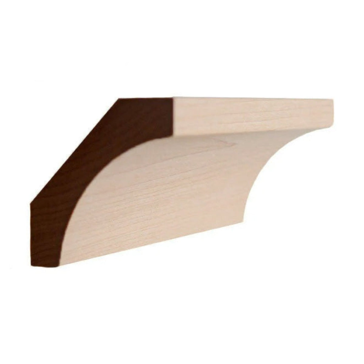 EWCR39 Cove Crown 3/4" x 2-5/8" Unfinished 1-7/8" High x 1-3/4" Deep.