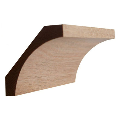 EWCR40 Cove Crown 3/4" x 3-3/4" Unfinished 2-5/8" High x 2-1/2" Deep.