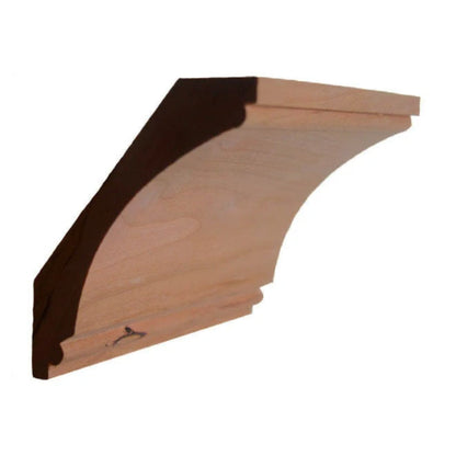 EWCR43 Cove Crown 7/8" x 4-1/4" Unfinished 3-1/4" High x 2-3/4" Deep.