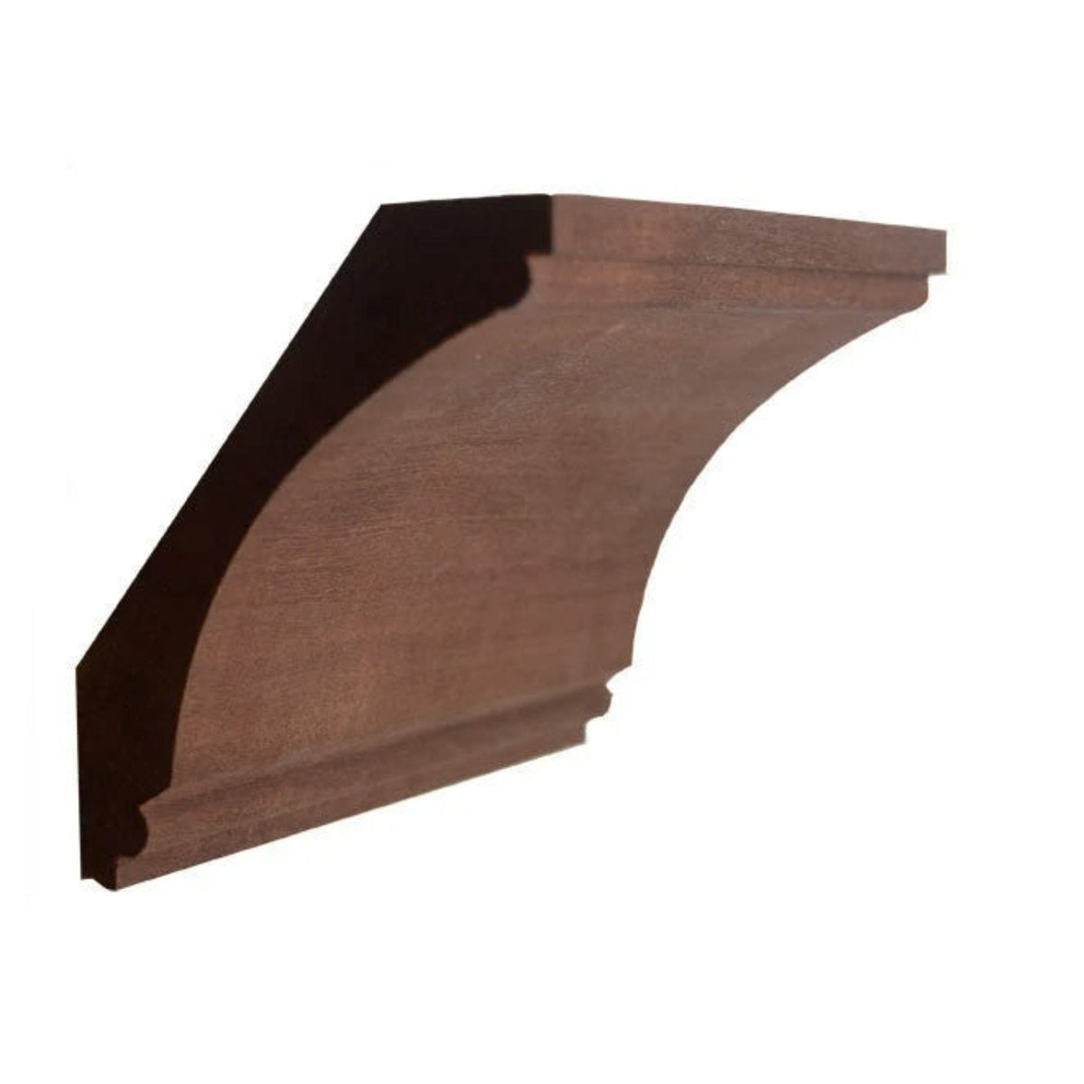 EWCR43 Cove Crown 7/8" x 4-1/4" Unfinished 3-1/4" High x 2-3/4" Deep.