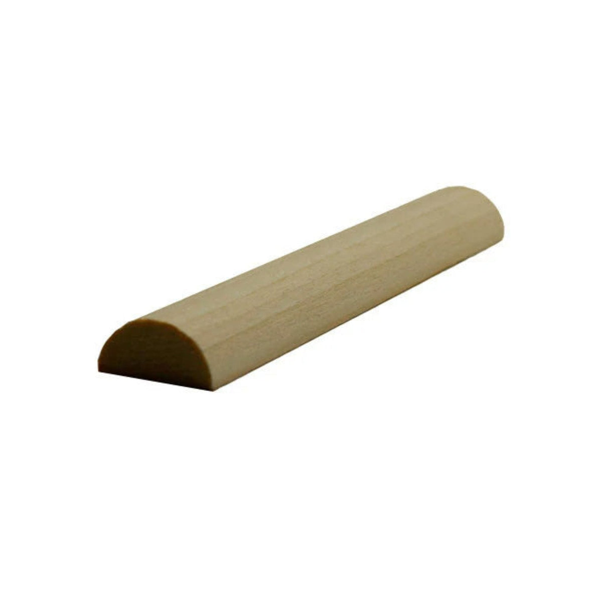 EWHR11 Half Round 3/4" Wide x 3/8" Moulding Trim. Unfinished.