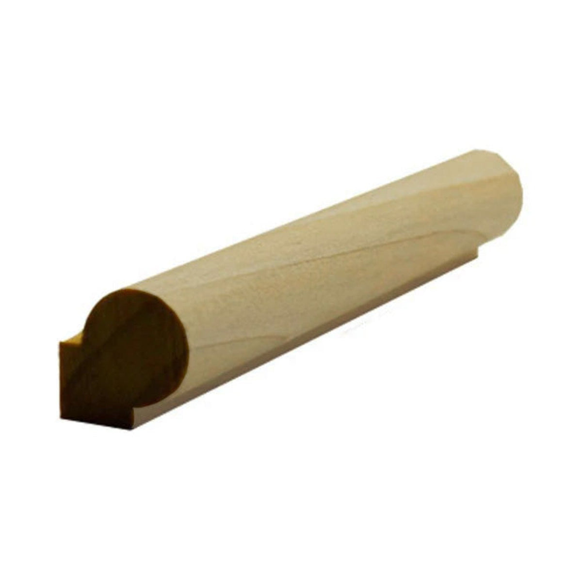 EWPM40 Round Panel Moulding Trim 3/4" x 3/4" Unfinished Solid Hardwood.