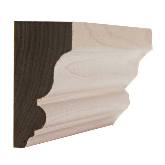 EWSC12 Solid Crown 2-1/4" High x 1-1/8" Deep Moulding. Unfinished.
