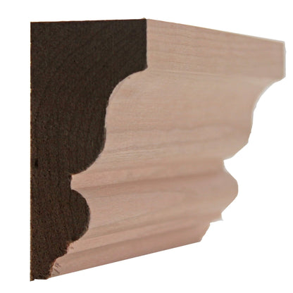 EWSC13 Solid Crown 2-3/4" High x 1-3/8" Deep Moulding. Unfinished.