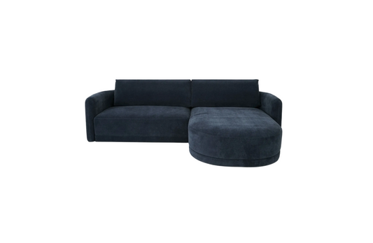 Emmy Sectional Dark Blue Right