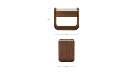 Enns Nightstand Dark Brown