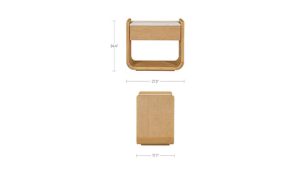 Enns Nightstand Natural.