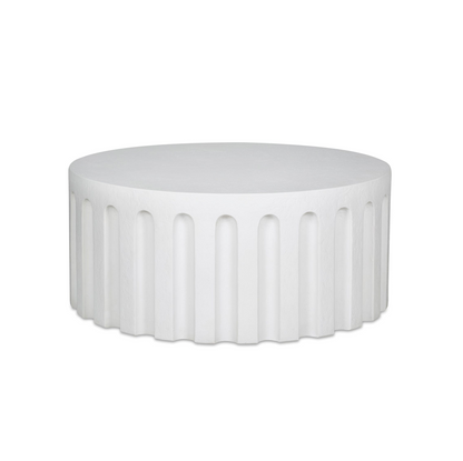 Eris Outdoor Coffee Table White