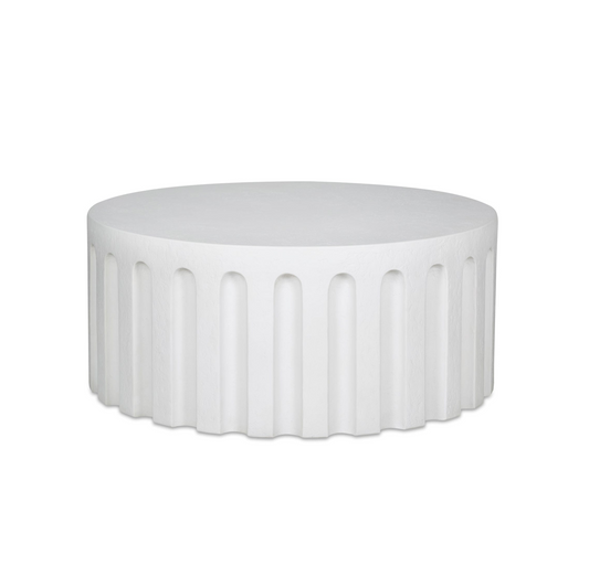 Eris Outdoor Coffee Table White