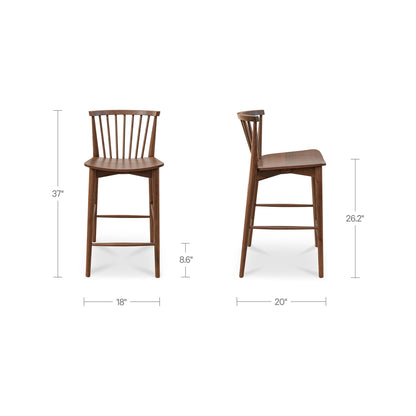 Marley Counter Stool Walnut image 9