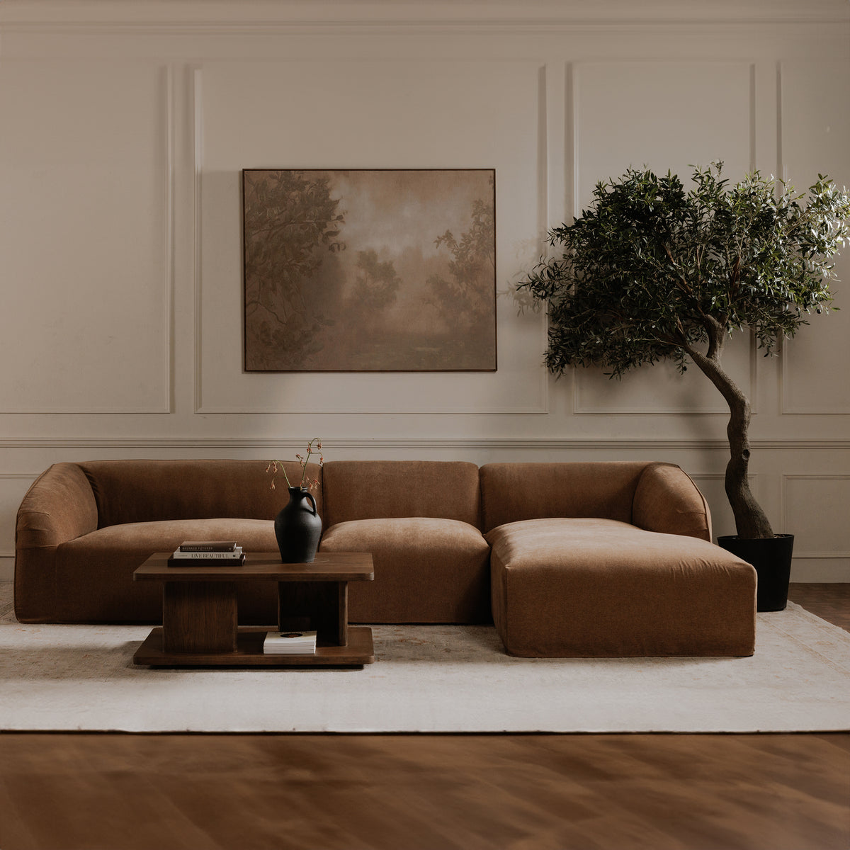 Casey Small Coffee Table Dark Brown image 3