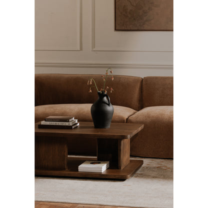 Casey Small Coffee Table Dark Brown lifestyle image