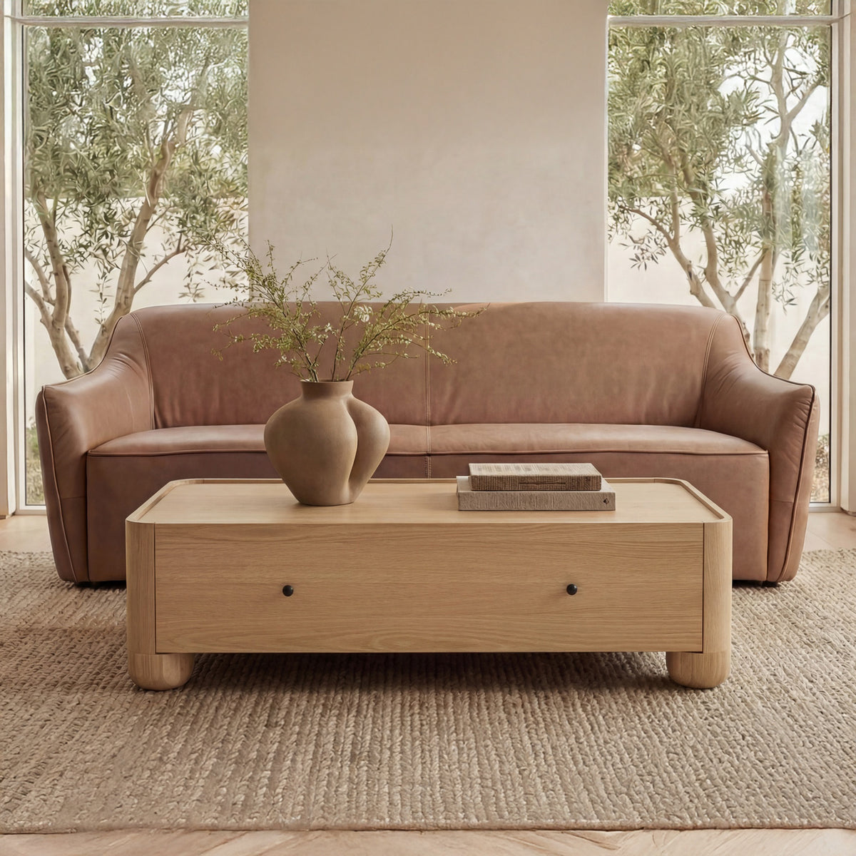 Gibson Coffee Table Natural lifestyle