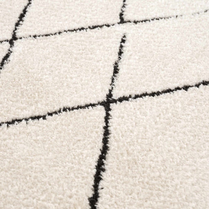 Keone Black & White Thick Rug