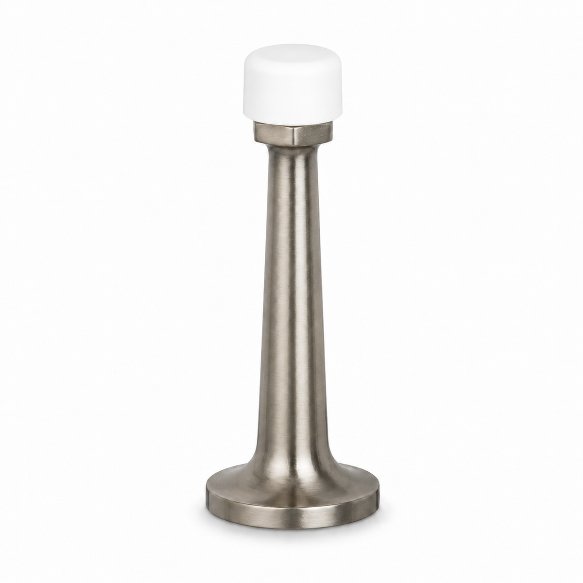 3″ Wall-Mount Door Stop – Solid Brass, Residential Grade, Satin Nickel (US15).