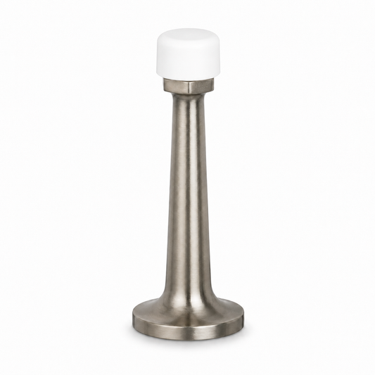 3″ Wall-Mount Door Stop – Solid Brass, Residential Grade, Satin Nickel (US15).