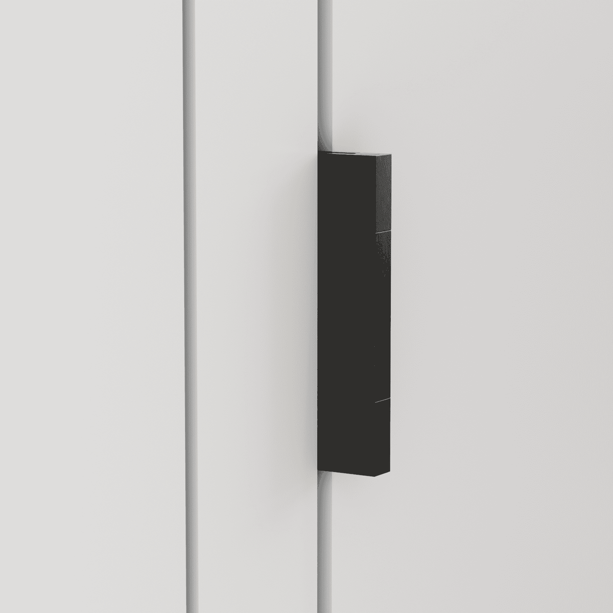 4x4 Inch Solid Brass Square Barrel Door Hinge - Flat Black.