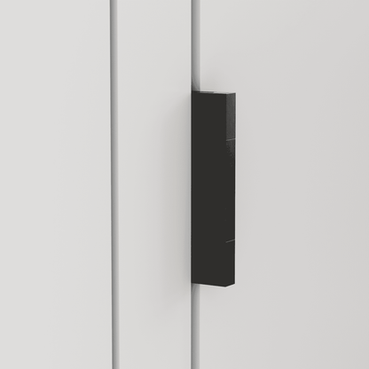 4x4 Inch Solid Brass Square Barrel Door Hinge - Flat Black.