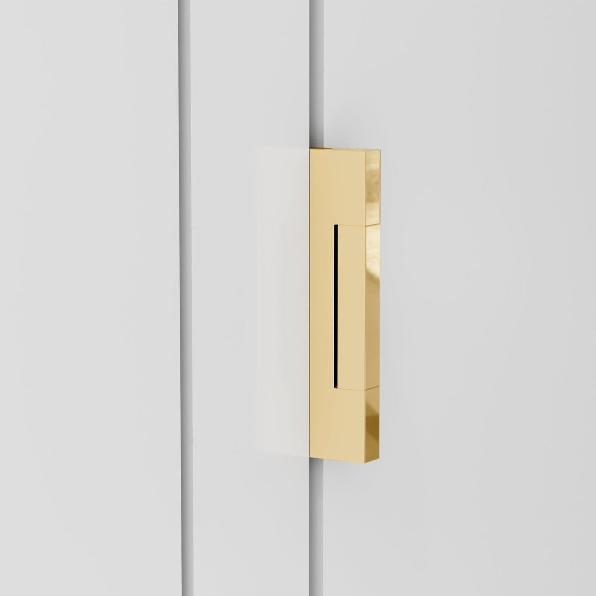 4x4 Inch Solid Brass Square Barrel Door Hinge - Polished Brass.