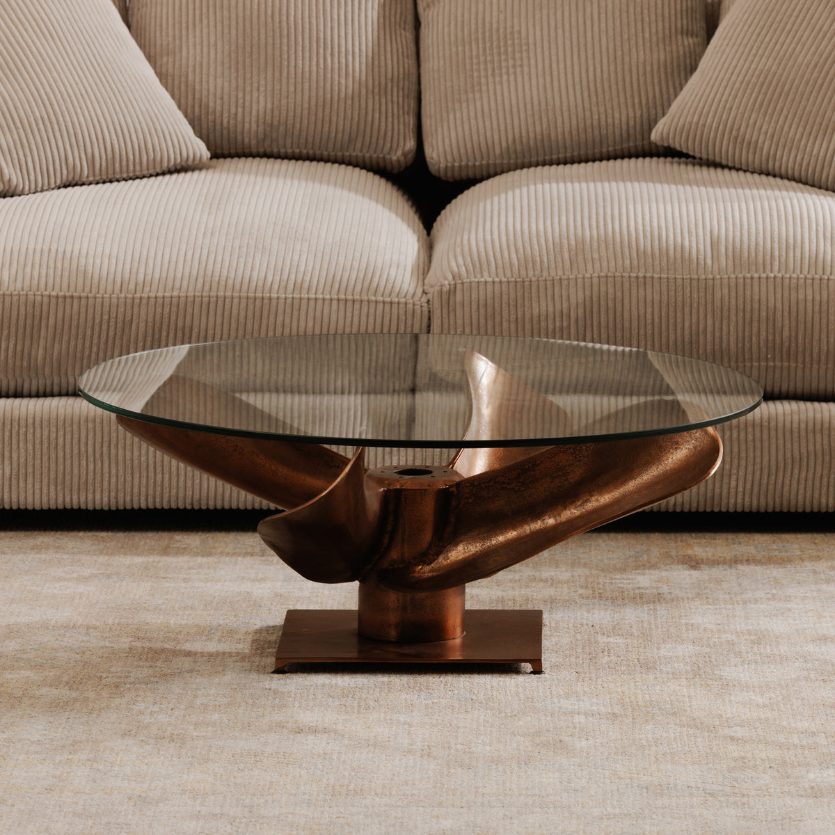 Archimedes Coffee Table Copper lifestyle image
