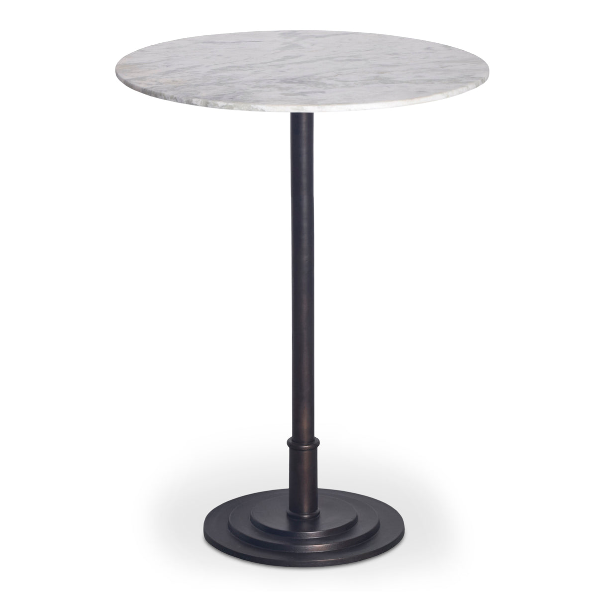 Tori Outdoor Bar Table White Marble view 2