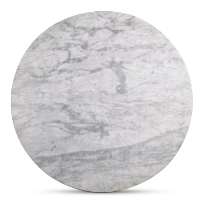 Tori Outdoor Counter Table White Marble view 4
