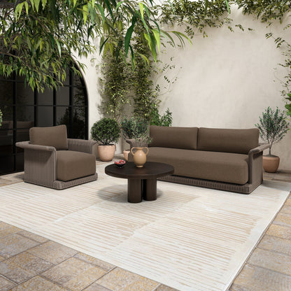 Logan Outdoor Coffee Table Black view 10