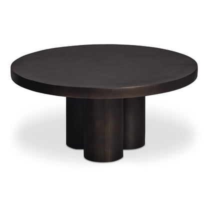 Logan Outdoor Coffee Table Black view 3