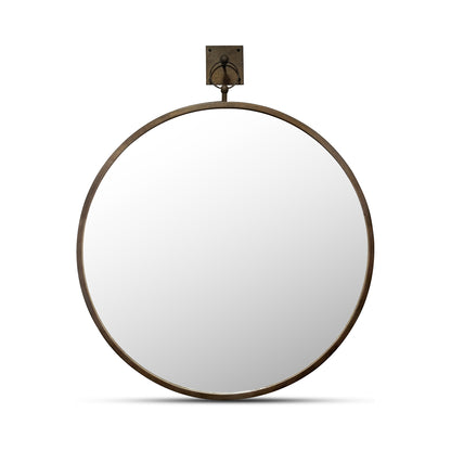 Cameo Mirror Aged Brass product view