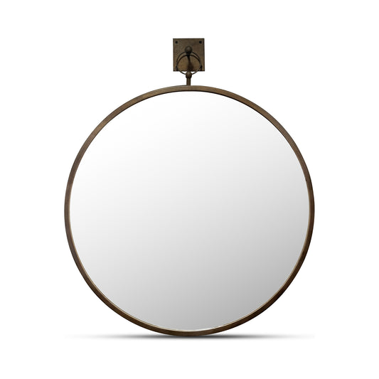 Cameo Mirror Aged Brass product view