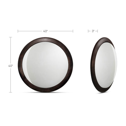 Otis Mirror Blackened Bronze detail view 6