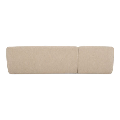 Faye Left Sectional Beige Boucle view 5