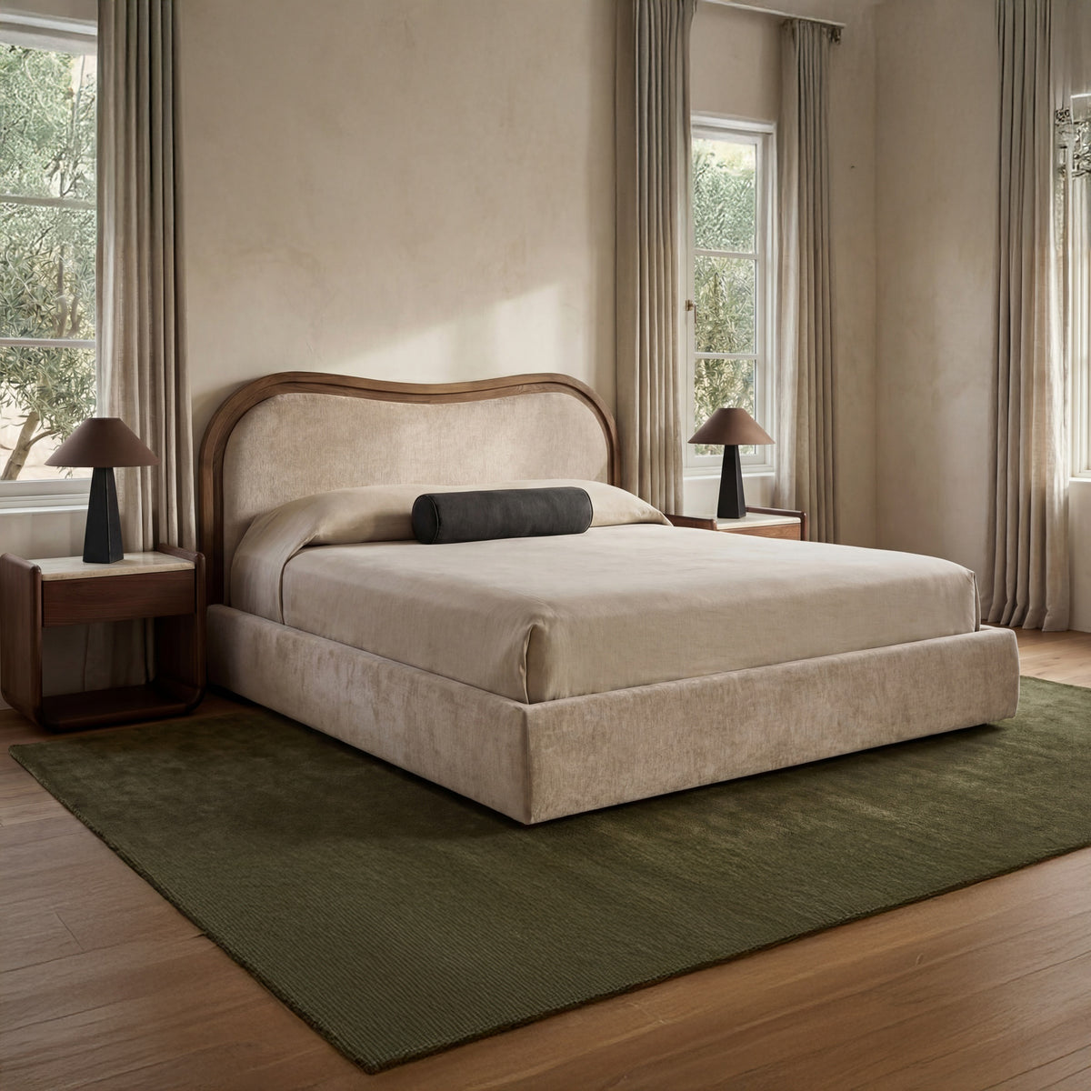 Camilla King Bed Oat additional view