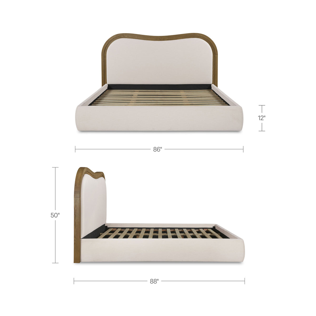Camilla King Bed Oat additional view