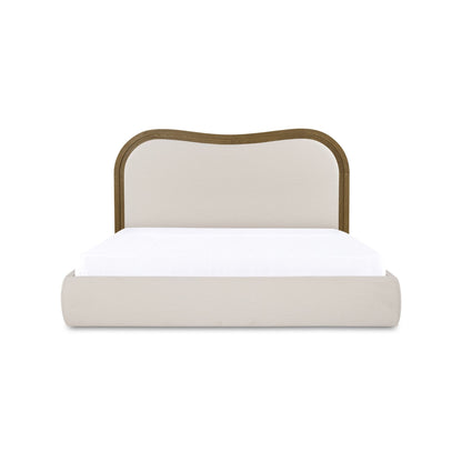 Camilla King Bed Oat