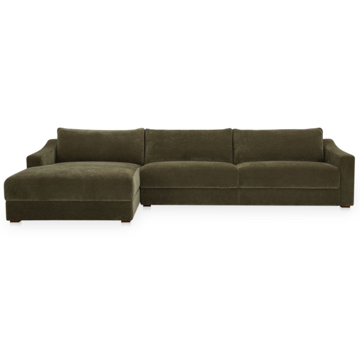 Farrow Sectional Cedar Green Left