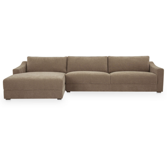 Farrow Sectional Taupe Left