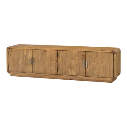 Monterey Media Cabinet Rustic Blonde view 6