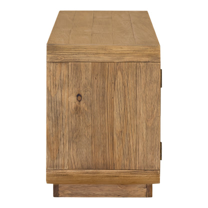 Monterey Media Cabinet Rustic Blonde view 5